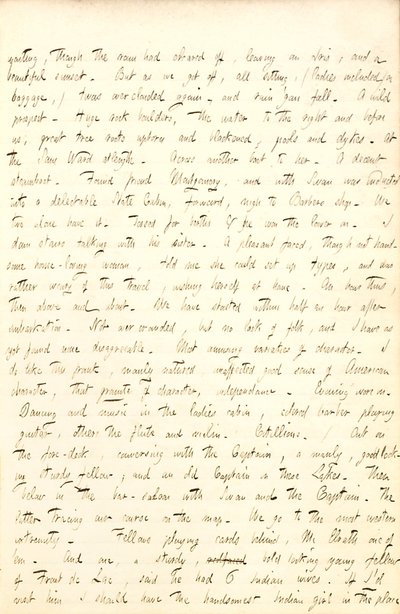 Thomas Butler Gunn Diaries - Volume 6, page 59, August 13, 1853 by Thomas Butler Gunn