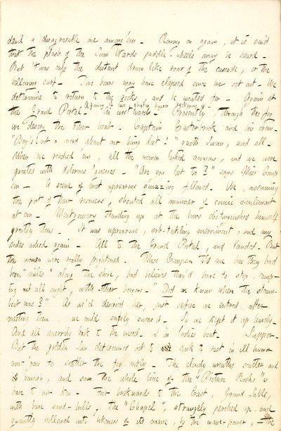 Thomas Butler Gunn Diaries - Volume 6, page 65, August 14, 1853 by Thomas Butler Gunn