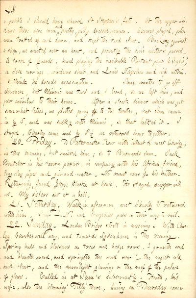 Thomas Butler Gunn Diaries - Volume 7, page 54, April 19-22, 1855 by Thomas Butler Gunn