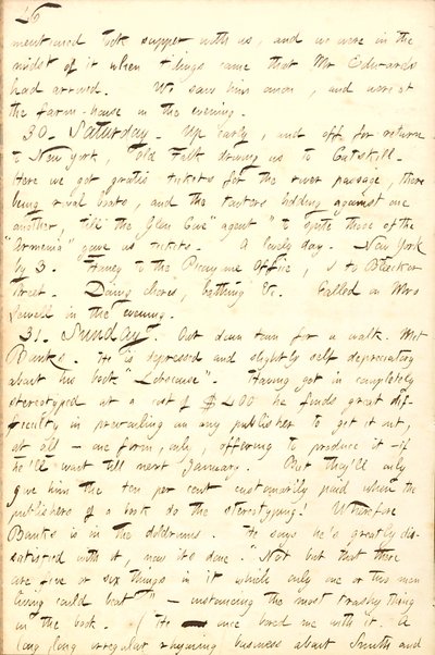 Thomas Butler Gunn Diaries - Volume 8, page 53, August 29-31, 1856 by Thomas Butler Gunn
