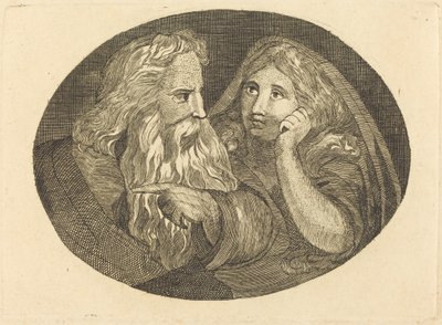 Lear and Cordelia by Thomas Butts, Jr. after William Blake