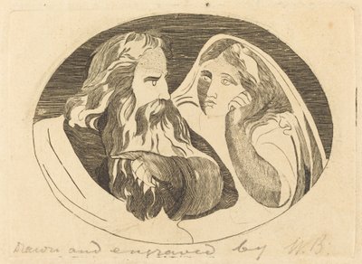 Lear and Cordelia by Thomas Butts, Jr. after William Blake