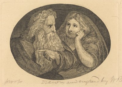 Lear and Cordelia by Thomas Butts, Jr. after William Blake