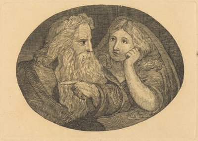 Lear and Cordelia by Thomas Butts, Jr. after William Blake