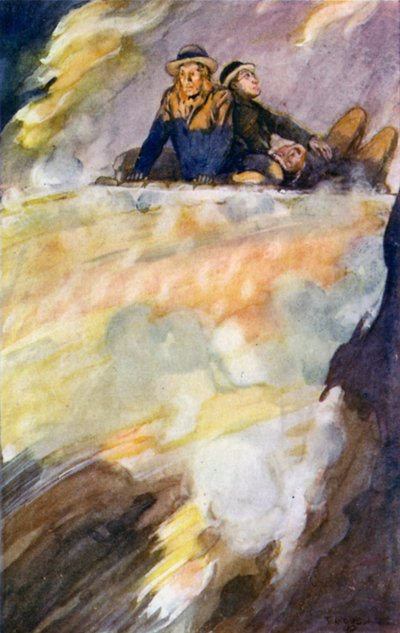Illustration for A Journey to the Centre of the Earth by Jules Verne by Thomas Cantrell Dugdale