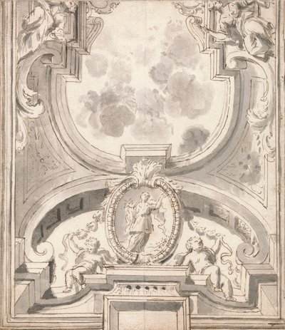 Design for Ceiling Decoration by Thomas Carwitham
