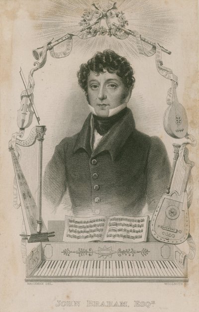 John Braham, singer by Thomas Charles Wageman