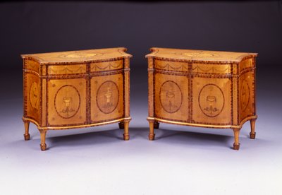 Pair of George III Commodes by Thomas Chippendale