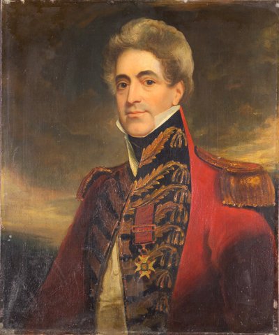 Major-General William Casement, Military Secretary to the Government of India and Member of the Supreme Council, circa 1840 by Thomas Clement Thompson