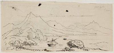 Landscape Sketch by Thomas Cole