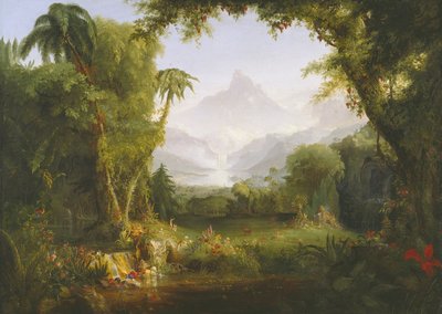 The Garden of Eden by Thomas Cole