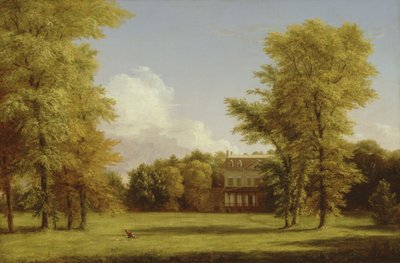 The Van Rensselaer Manor House by Thomas Cole