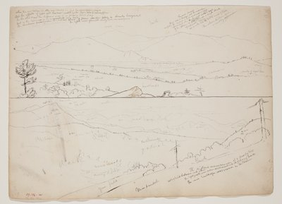 View Towards Ossipee Mountains by Thomas Cole
