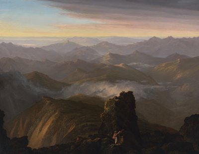 View from near the Summit of Mount Washington, N.H. by Thomas Cole