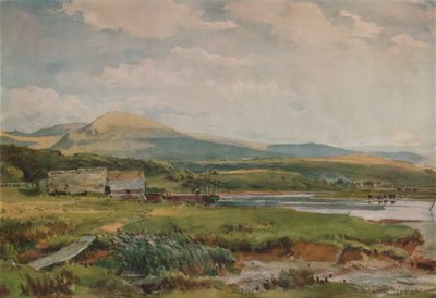 River Scene with Cottages by Thomas Collier