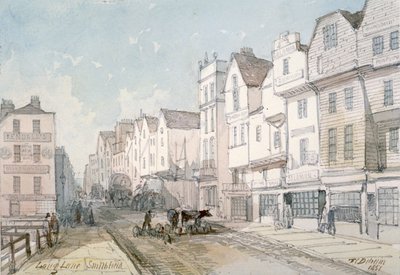 Long Lane, City of London by Thomas Colman Dibdin