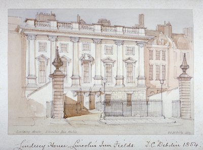View of Lindsey House, Lincoln