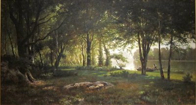 Landscape, River and Forest by Thomas Corwin Lindsay