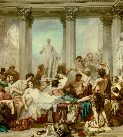 The Romans of Decadence (detail) by Thomas Couture