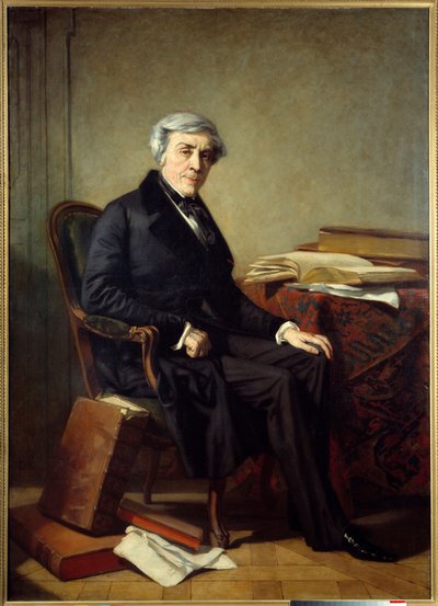 Portrait of Jules Michelet by Thomas Couture