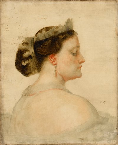 Portrait of Mathilde Bonaparte, 1820-1904, French Princess by Thomas Couture