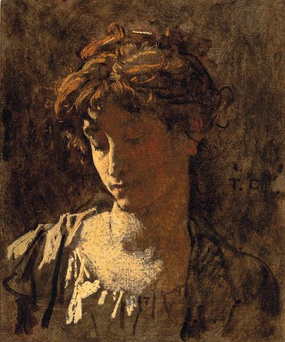 Portrait of a woman by Thomas Couture
