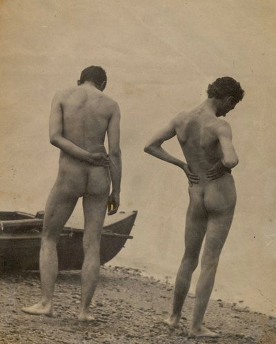 Thomas Eakins and John Laurie Wallace on a Beach by Thomas Cowperthwait circle of Eakins