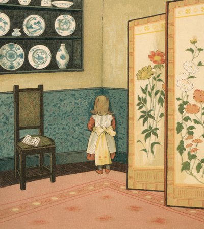 Home Life: Child in the Dunce Corner by Thomas Crane