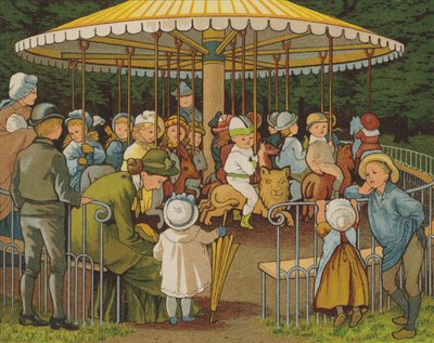 Paris: A Merry-Go-Round on the Champs Elysees by Thomas Crane