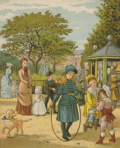 Paris: The Gardens of the Palais Royale by Thomas Crane