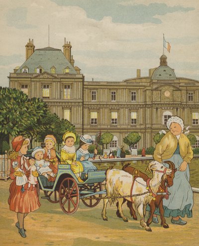 Paris: the Luxembourg Gardens by Thomas Crane