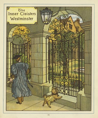The Inner Cloisters of Westminster by Thomas Crane