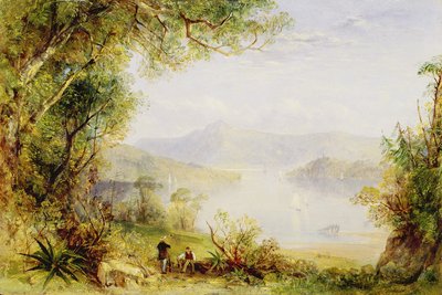 View on the Hudson River (c.1840-45) by Thomas Creswick