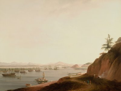 Shipping on the Whampoa River by Thomas Daniell