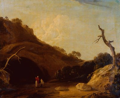 The Entrance to a Cave Near Gyah by Thomas Daniell