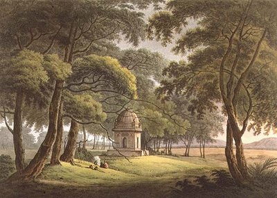 The Tomb of a Moorish Lady, Bengal, engraved by Joseph Constantine Stadler, pub. by Edward Orme, 1803 by Thomas Daniell