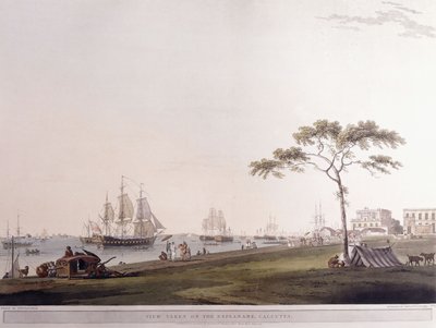 View Taken on the Esplanade, Calcutta by Thomas Daniell