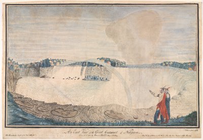 An East View of the Great Cataract of Niagara, 1762 by Thomas Davies