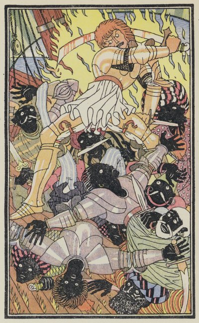 Illustration for The Decameron of Boccaccio by Thomas Derrick
