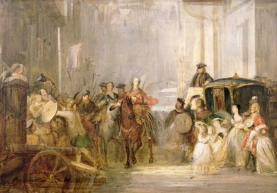 Prince Charles Edward Stuart Entering Edinburgh by Thomas Duncan