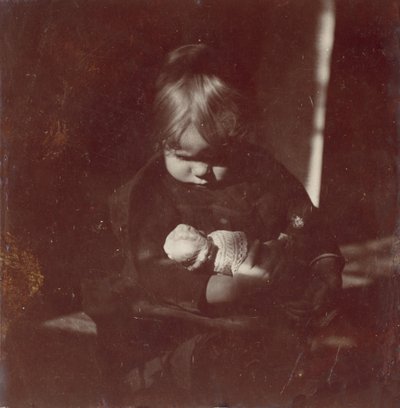 Betty Reynolds with Doll on Lap, ca. 1885 by Thomas Eakins