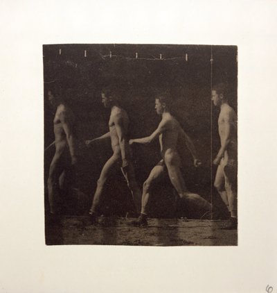Marey Wheel Photographs of Unidentified Model, c. 1884 by Thomas Eakins