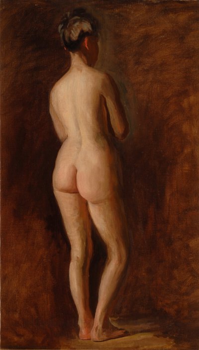 Standing Female Nude (back view) by Thomas Eakins