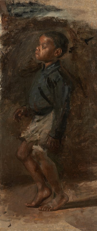 Study for black Boy Dancing: The Boy by Thomas Eakins