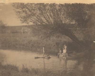[Susan Macdowell and Crowell Children at Avondale, Pennsylvania] by Thomas Eakins