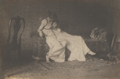 Two Female Students in Classical Costume in Eakins
