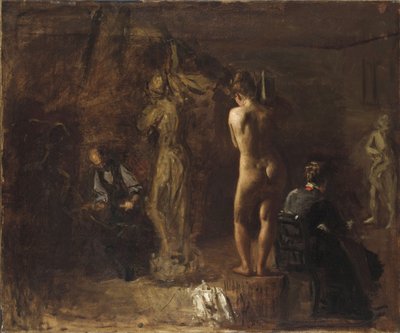 William Rush Carving His Allegorical Figure of the Schuylkill River by Thomas Eakins