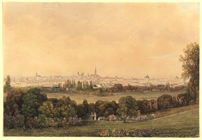 View of Vienna from Tivoli by Thomas Ender