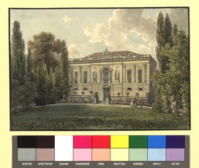 The Liechtenstein Castle at Schüttel in Prater by Thomas Ender