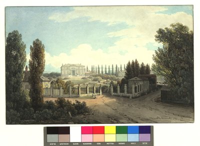 Villa on Grünberg in Obermeidling by Thomas Ender